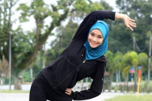 Cantiknya dia bersenam. (sumber: google)